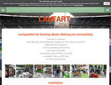 Tablet Screenshot of laufart-berlin.de